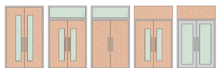 modelos de porta dupla de vidro com madeira mdf bandeira piracicaba